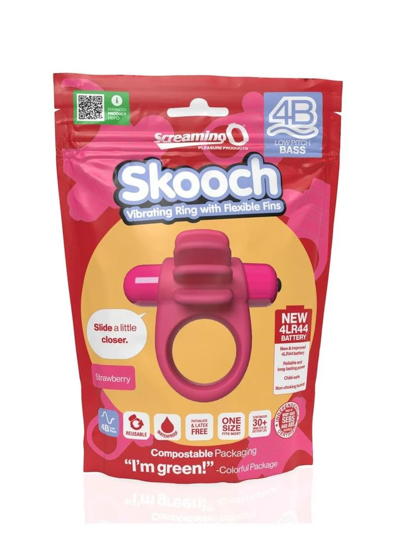 4b Skooch Vibrating Cock Ring with Clitoral Stimulator - Image 2