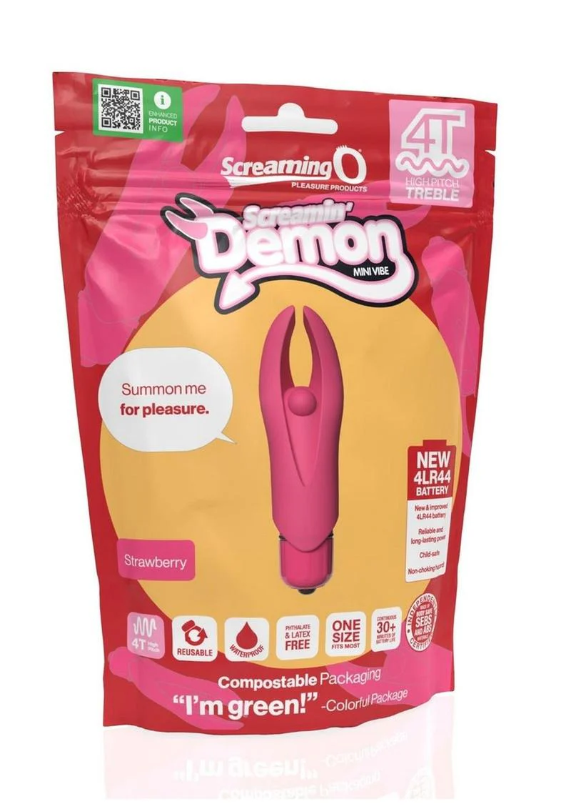 4t Demon Rechargeable Silicone Mini Clitoral Stimulating Vibrator - Image 2