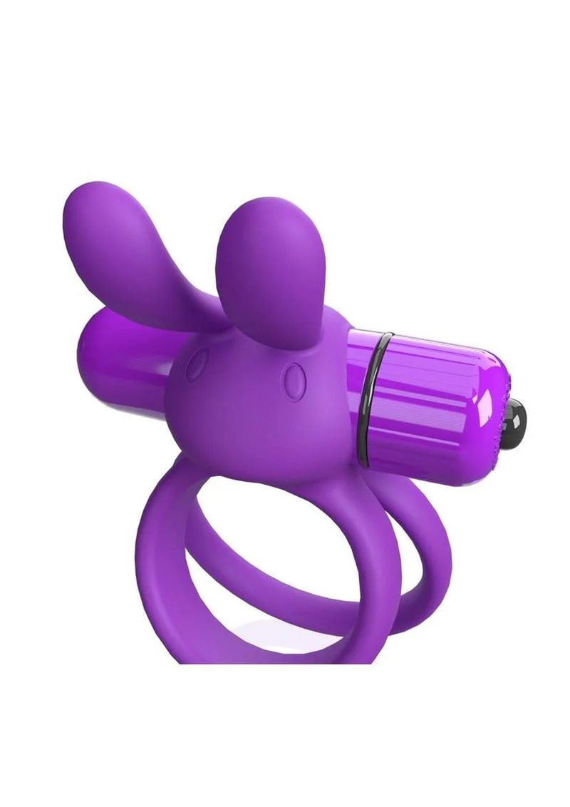 4t Ohare XL Rechargeable Silicone Rabbit Vibrating Cock Ring - Image 8