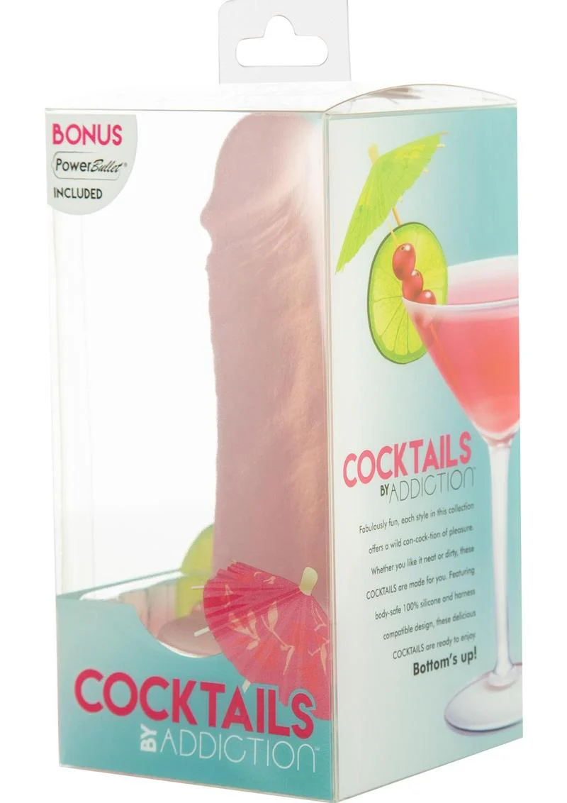 Addiction Cocktails Vibrating Silicone Dildo - Image 10
