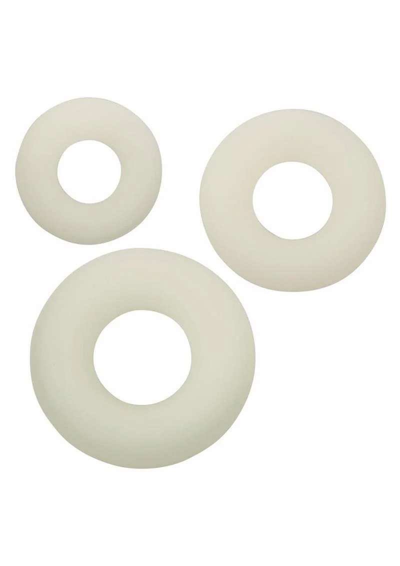 Alpha Glow In The Dark Liquid Silicone 3 Ring - Image 4