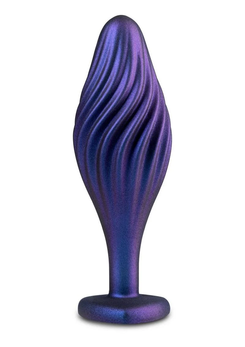 Anal Adventures Matrix Swirling Bling Silicone Plug - Image 4