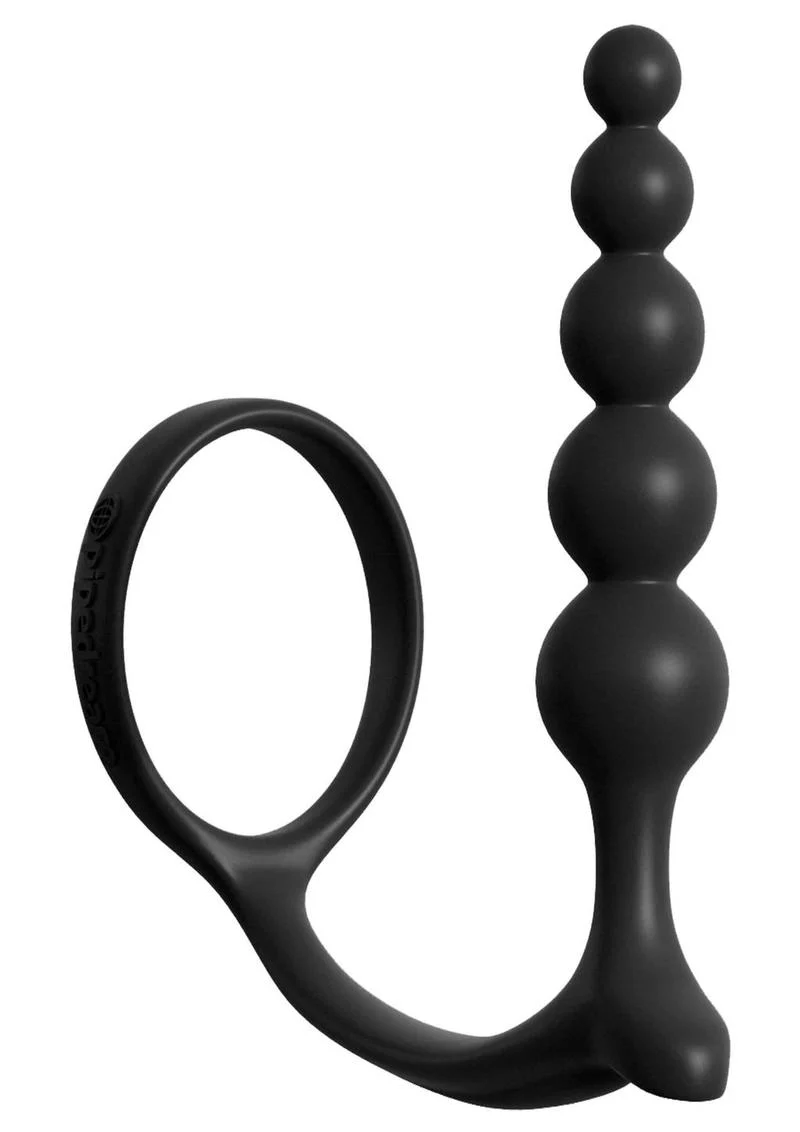 Anal Fantasy Collection Ass-Gasm Silicone Cockring Anal Beads - Image 2