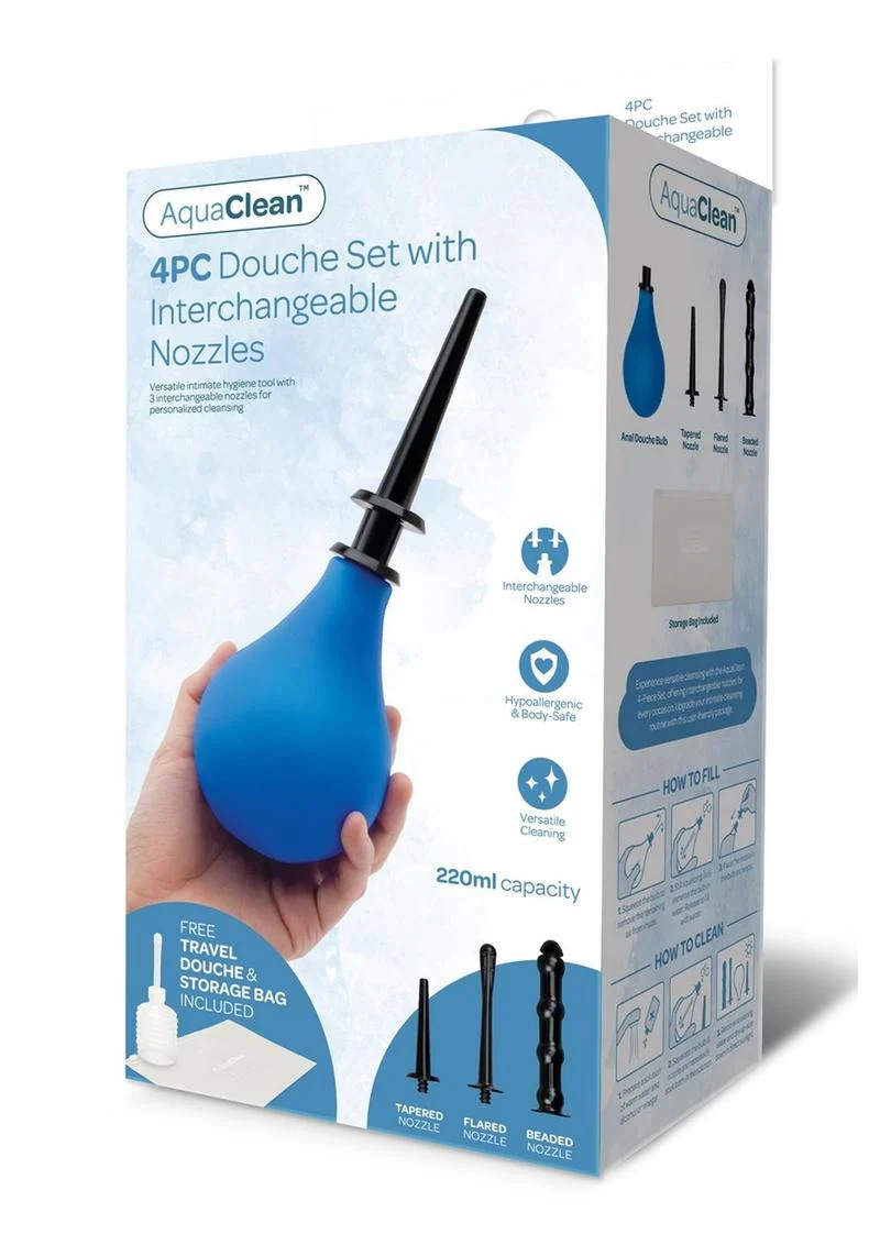 Aquaclean 220ml Douche with Interchangeable Nozzle - Image 2