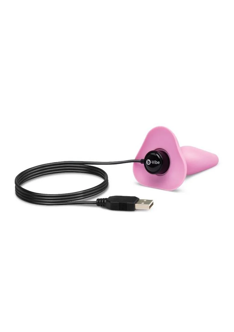 B-Vibe Beginner's Vibrating Rechargeable Silicone Butt Plug - Image 2
