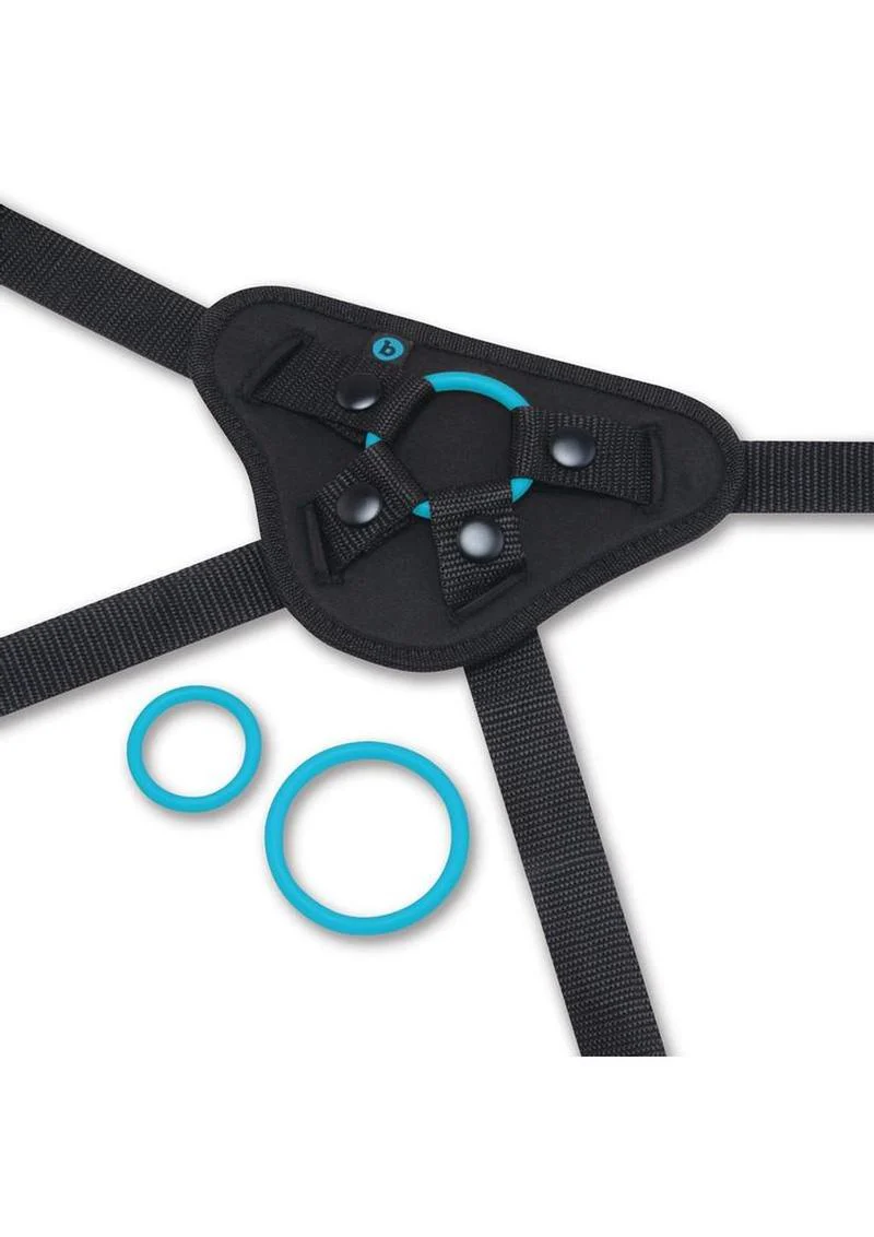 B Vibe Everybody Strap-On Harness Set with Silicone Dildo Peg - Image 3