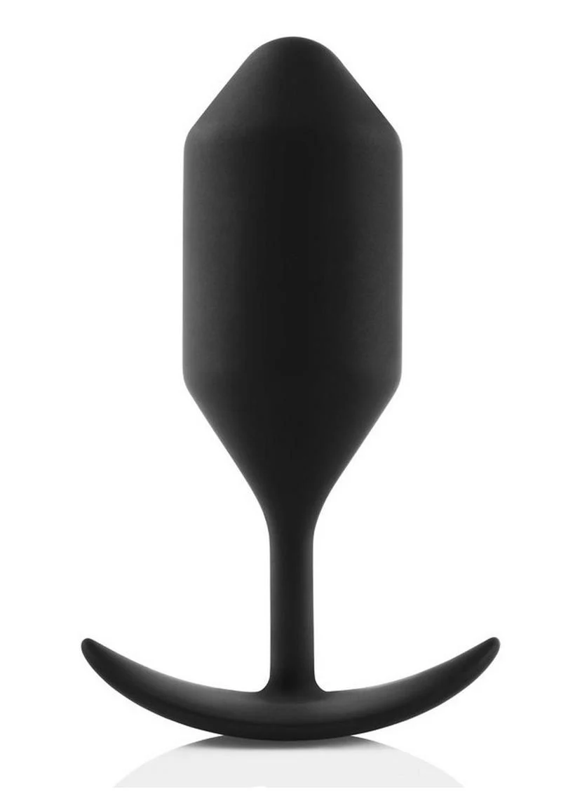 B-Vibe Snug Plug 4 Silicone Weighted Anal Plug - Image 6