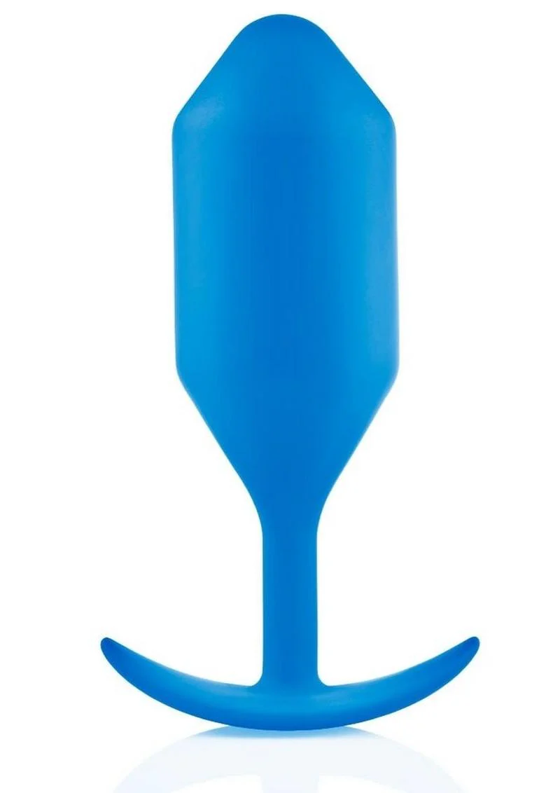 B-Vibe Snug Plug 5 Silicone Weighted Anal Plug - Image 2