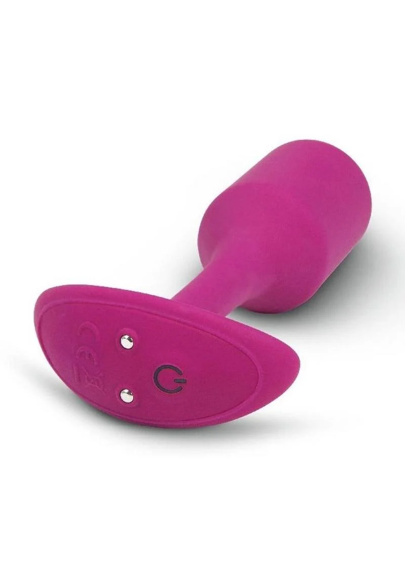 B-Vibe Vibrating Snug Plug 2 Rechargeable Silicone Anal Plug - Image 3