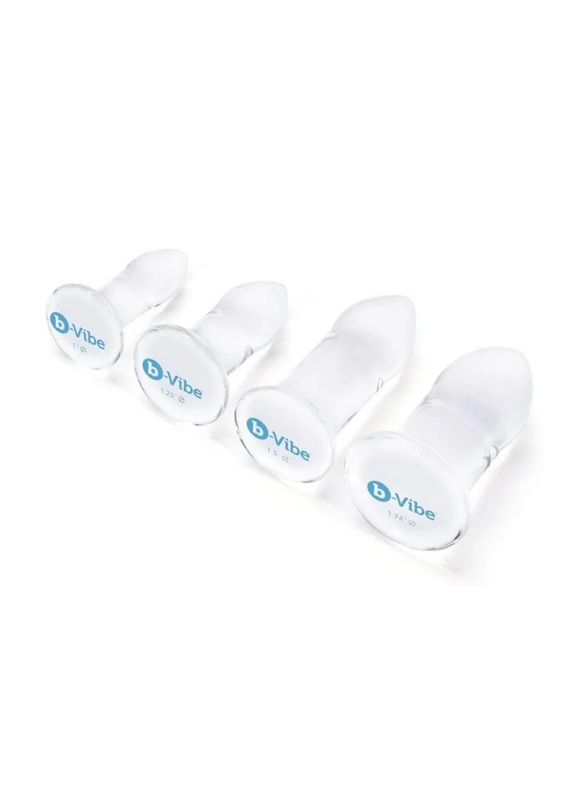 B-Vibes Anal Dilators Glass Plug - Image 3