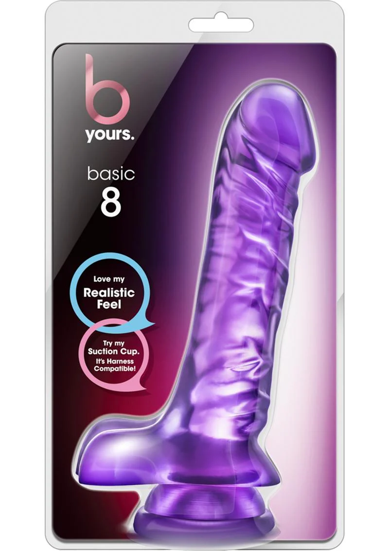 B Yours Basic 8 Dildo with Balls - Image 5