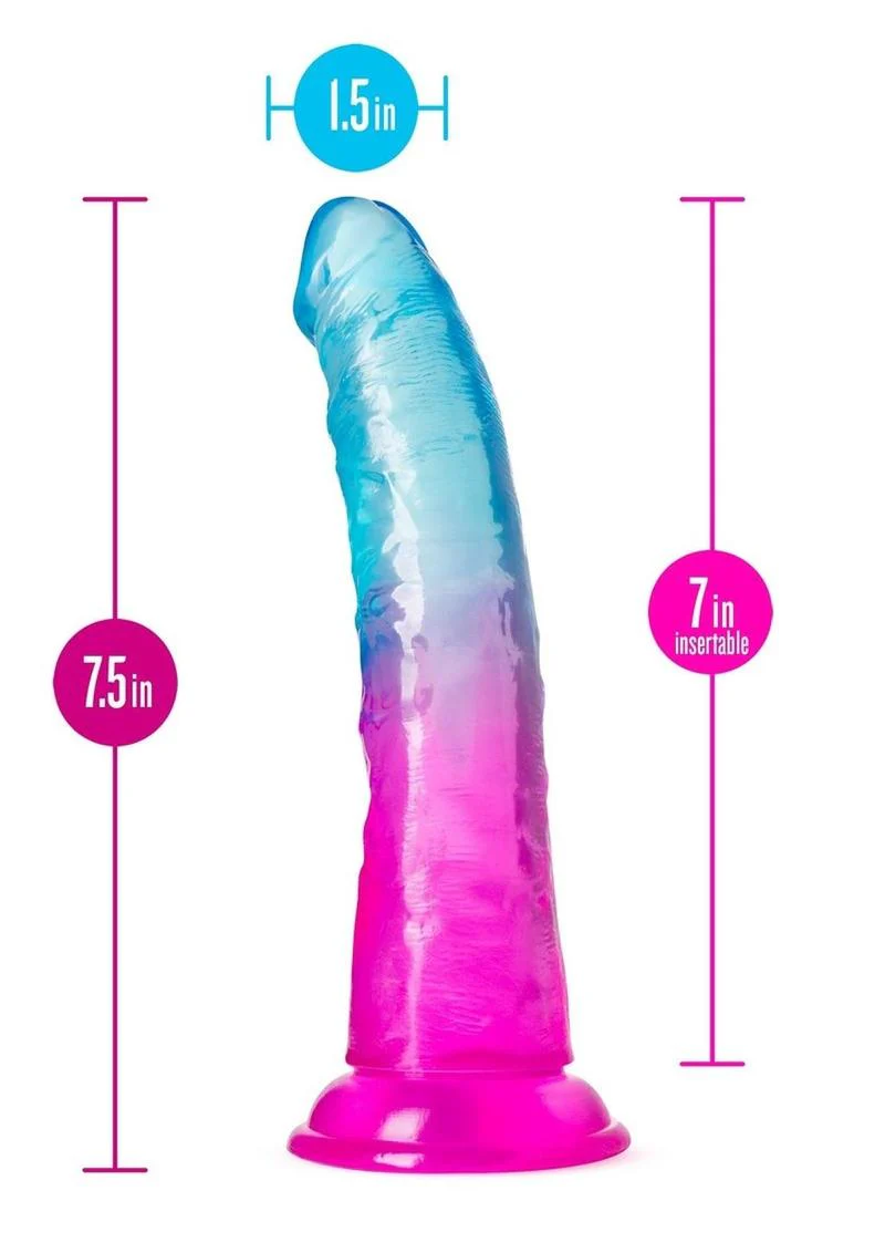 B Yours Beautiful Sky Dildo 7in Sunset - Image 3