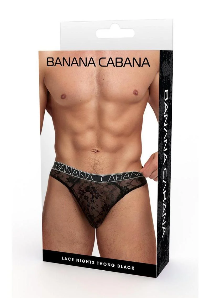 Banana Cabana Lace Nights Thong - Image 2