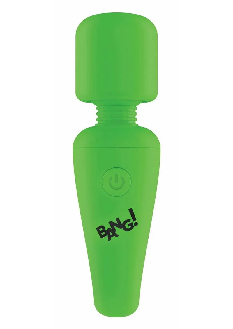 Bang! Glow In The Dark Rechargeable Silicone Mini Wand - Image 4