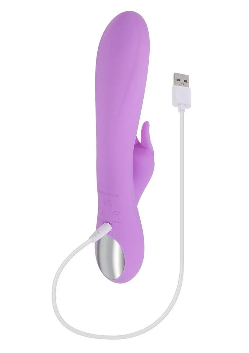 Bead The Way Rechargeable Silicone Rabbit Vibrator - Image 4