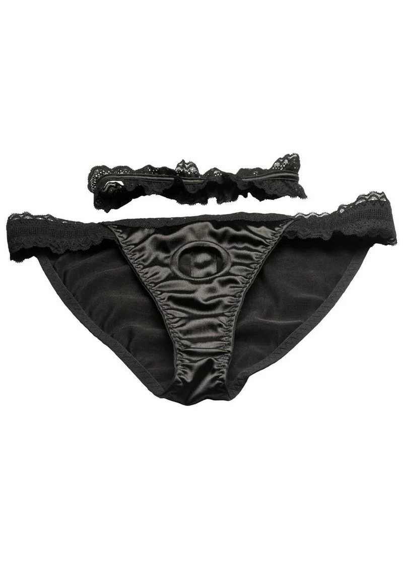 Bedroom Bliss Jolie Strap-On Panty Harness and Garter - Image 7