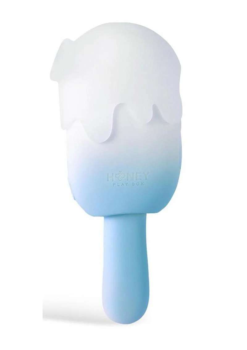 Bite Me Sucking Tapping and Vibrating Silicone Rechargeable Cream Pop Stimulator - Image 2