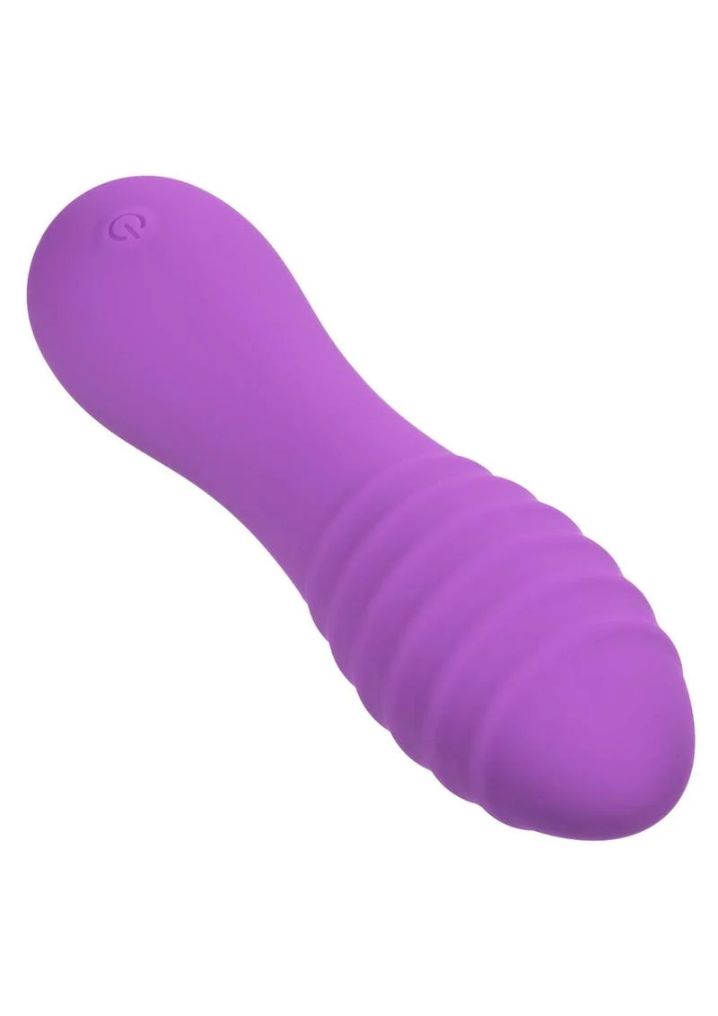 Bliss Liquid Silicone Ripple Rechargeable Vibrator with Clitoral Stimulator - Image 3