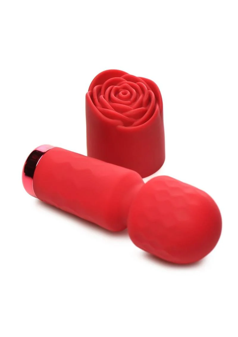 Bloomgasm Pleasure Rose-Petite Mini Silicone Rechargeable Rose Wand - Image 3