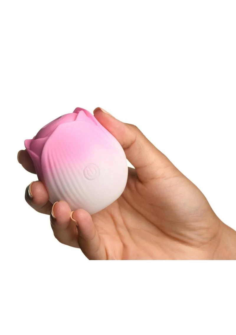 Bloomgasm Pulsing Petals Throbbing Silicone Rechargeable Rose Stimulator - Image 7