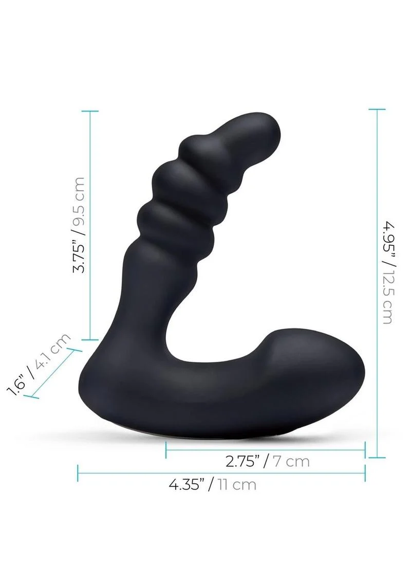 Blue Line Prodder Silicone Rechargeable Sphincter Training Remote Controlled Prostate Stimulator - Image 3