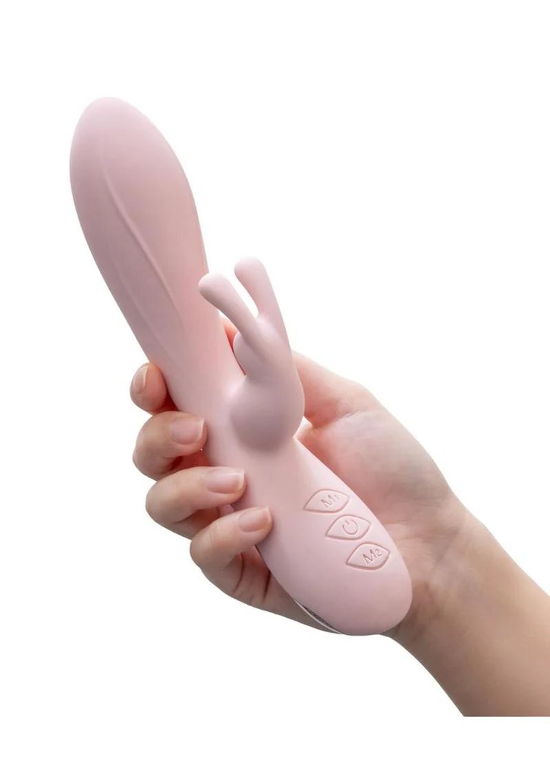 Blush Collection Morgan Rechargeable Silicone Rabbit Vibrator - Image 4