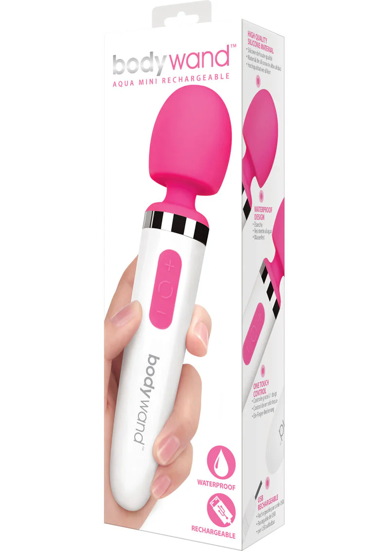 Bodywand Aqua Mini Rechargeable Silicone Wand Massager - Image 4