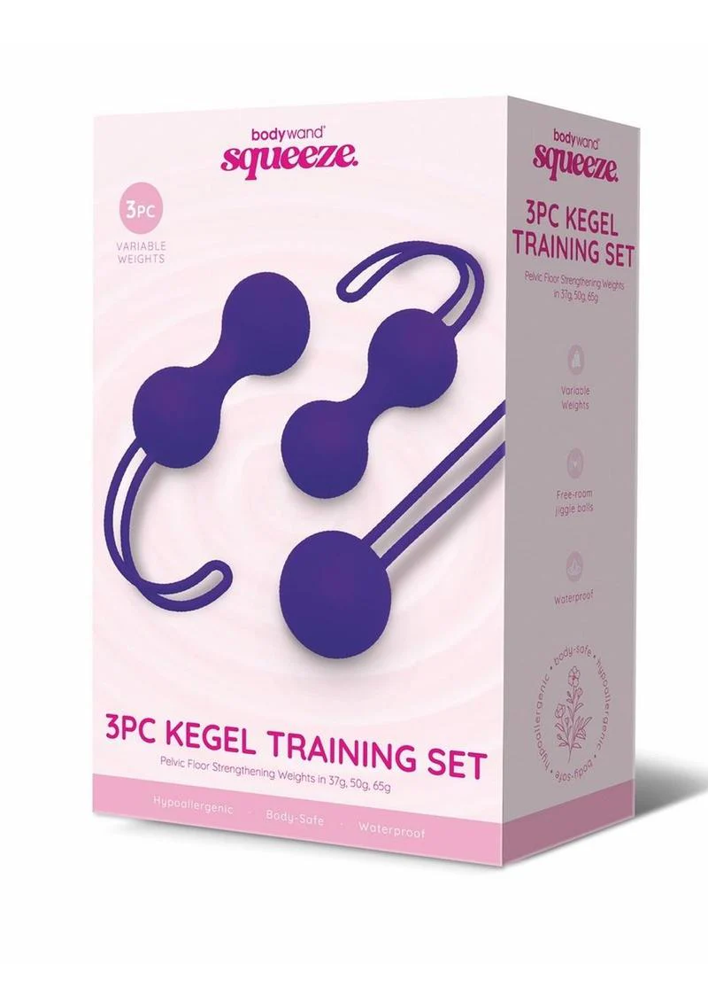 Bodywand Squeeze Silicone Kegal Training Set 37-65g - Image 2