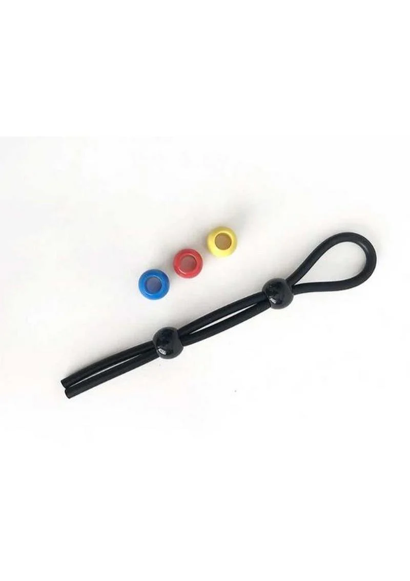 Boneyard Double Slide Cock Leash 3x Stretch Silicone - Image 4
