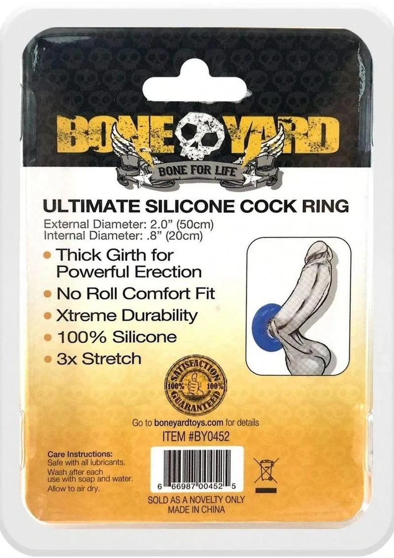 Boneyard Ultimate Silicone Cock Ring - Image 6