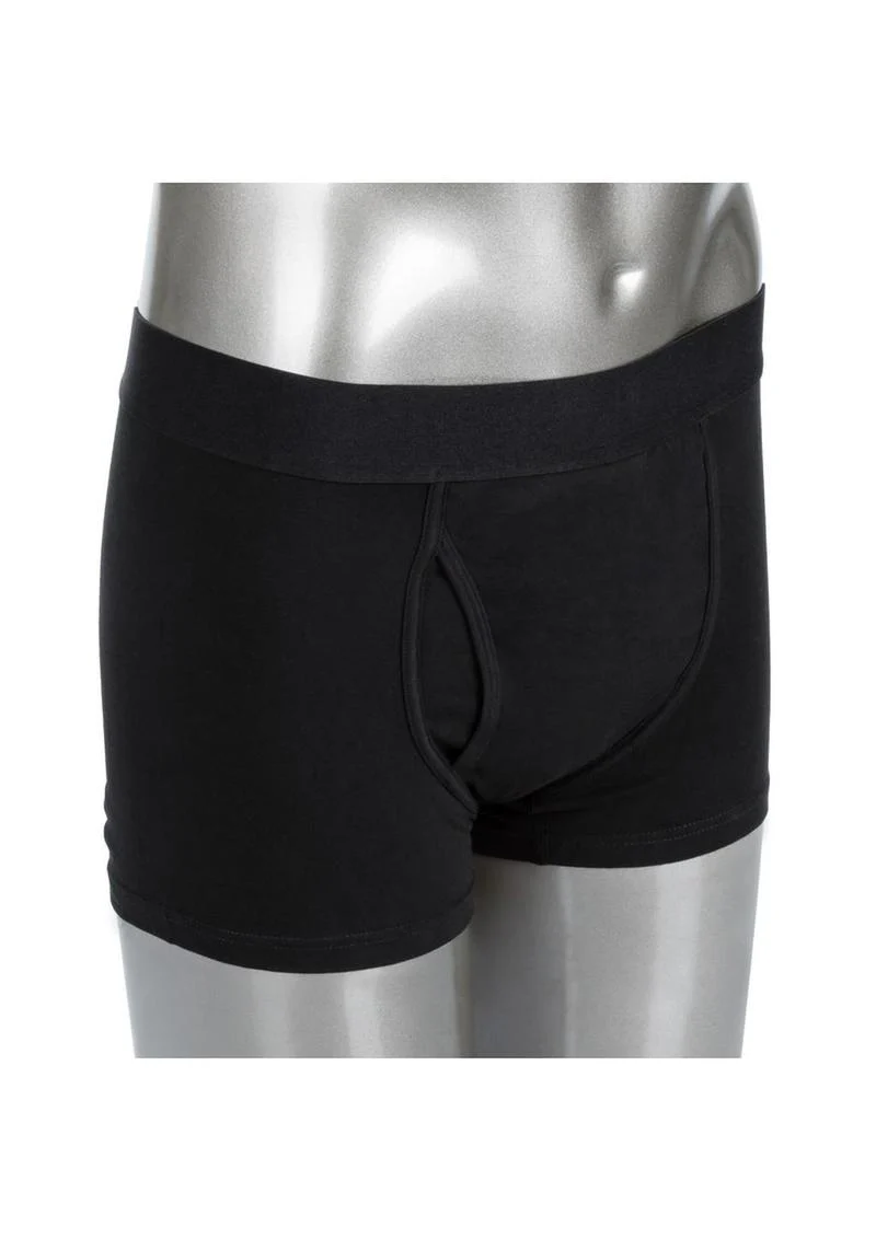Calexotics Silicone Rechargeable Boxer Brief Panty Vibe with Remote Control - Image 5