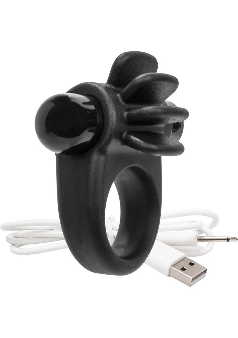 Charged Skooch Rechargeable Vibrating Silicone Cock Ring Waterproof - Image 3