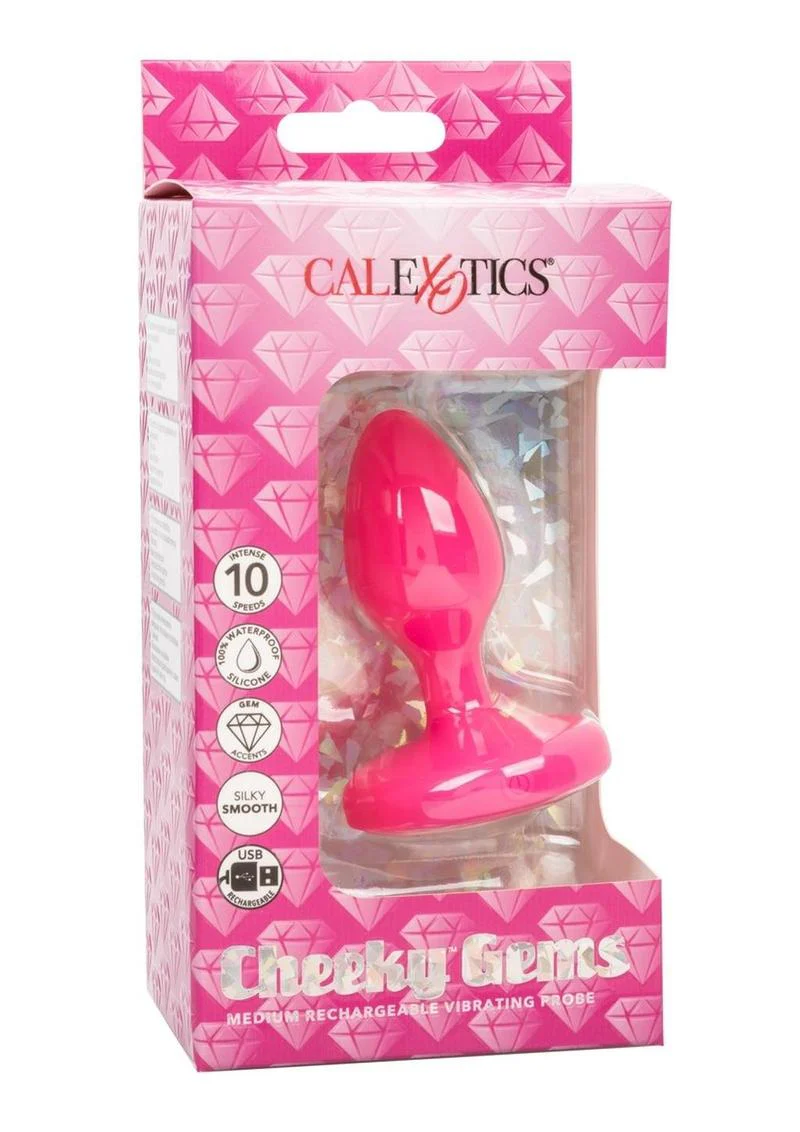 Cheeky Gems Rechargeable Silicone Vibrating Probe - Image 14