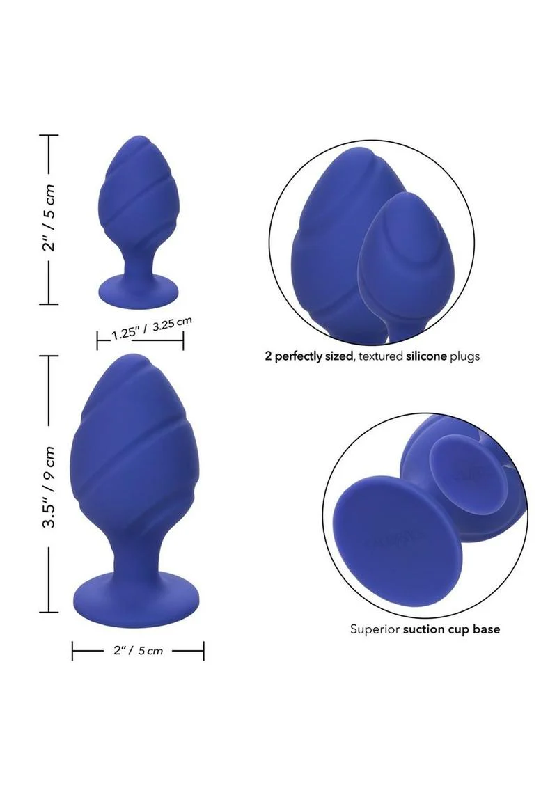 Cheeky Silicone Textured Anal Plugs - Image 13