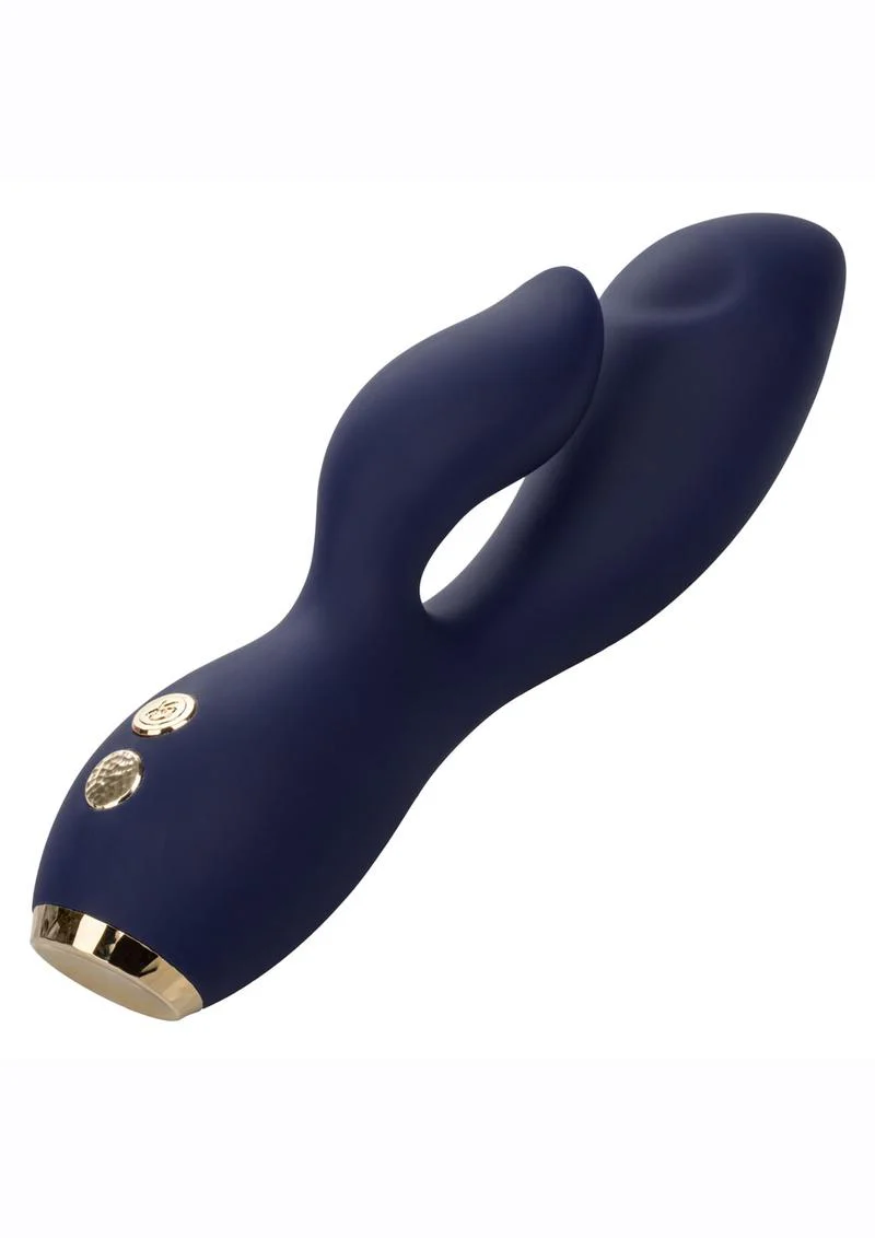 Chic Blossom Rechargeable Silicone Rabbit Vibrator - Image 3
