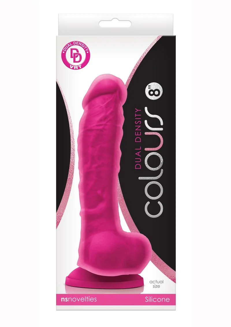 Colours Dual Density Silicone Dildo - Image 19