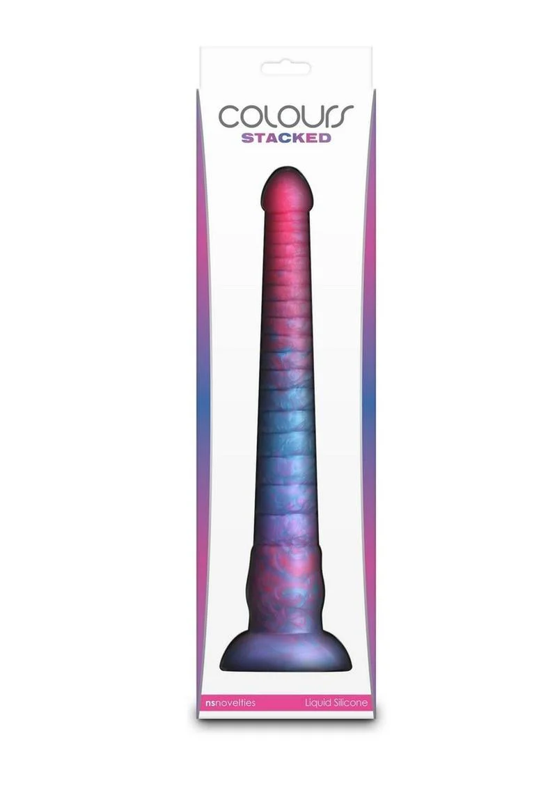 Colours Stacked Silicone Dildo - Image 4