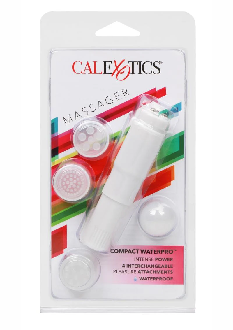 Compact Personal Travel Wand Massager with 4 Interchangeable Heads - Image 3
