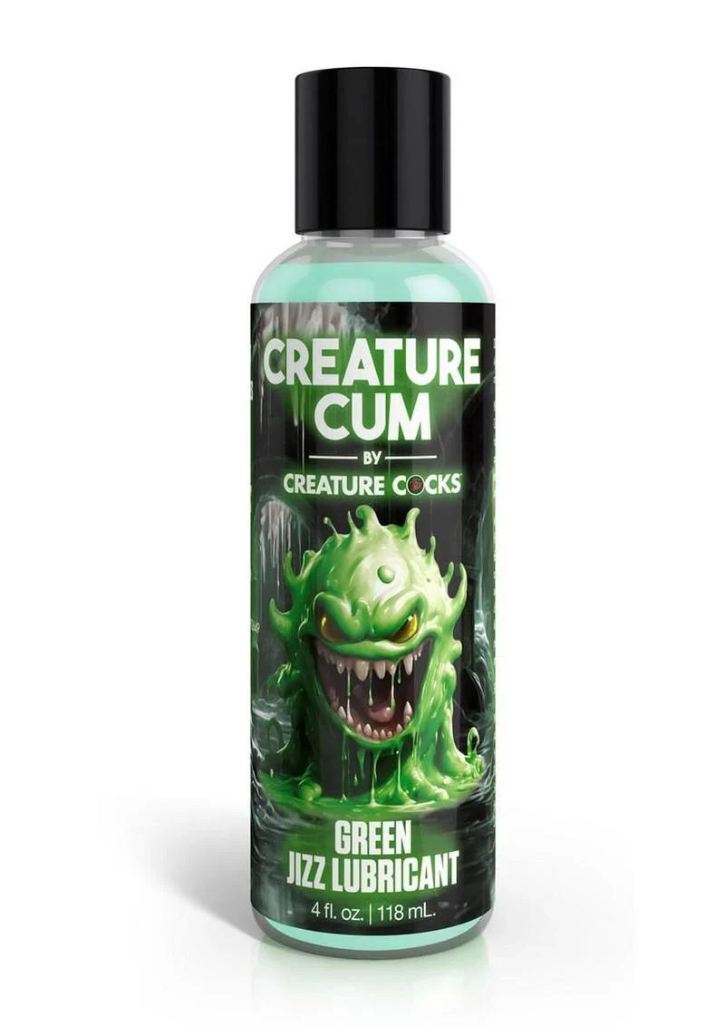 Creature Cum Green Unscented Jizz Water Based Lubricant - Image 2
