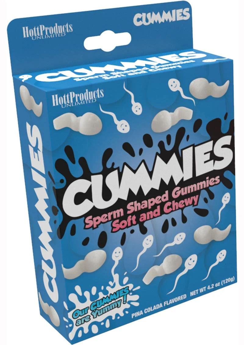 Cummies Sperm Shaped Gummies - Pina Colada Flavored - Image 2