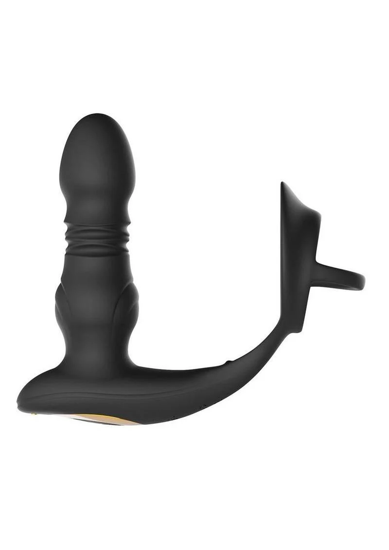 Cyrus App Control Thrusting Rechargeable Prostate Massager with Cock Ring - Image 3