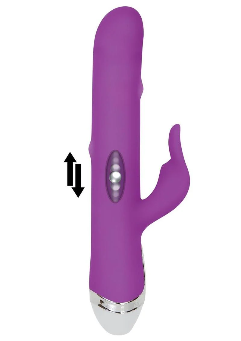Dancing Pearl Rabbit Rechargeable Silicone Rabbit Vibrator - Image 3
