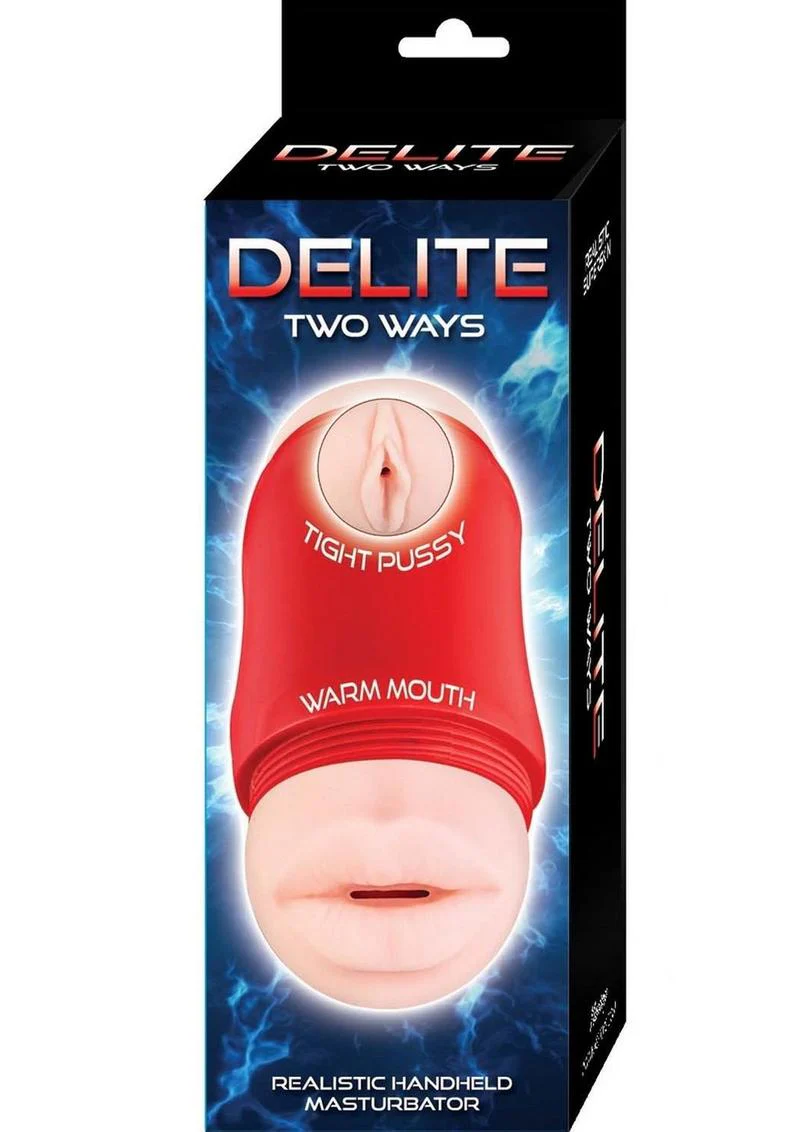 Delite Two Ways Mouth and Vagina Masturbator - Image 2