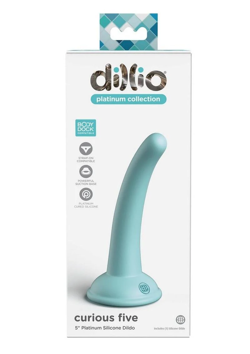 Dillio Platinum Curious Five Silicone Dildo - Image 6