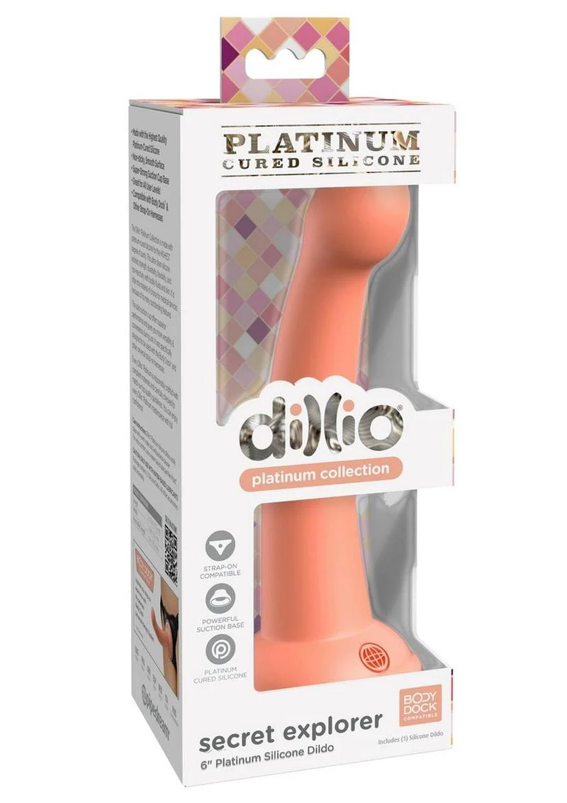 Dillio Platinum Secret Explorer Silicone Dildo - Image 7