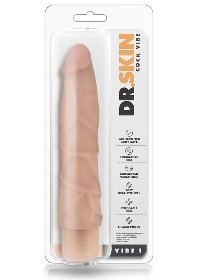 Dr. Skin Cock Vibe 1 Vibrating Dildo - Image 6