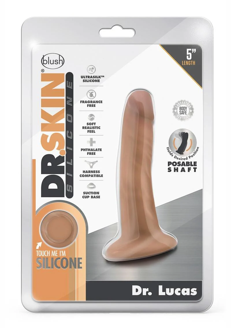 Dr. Skin Dr. Lucas Silicone Dildo with Suction Cup - Image 3