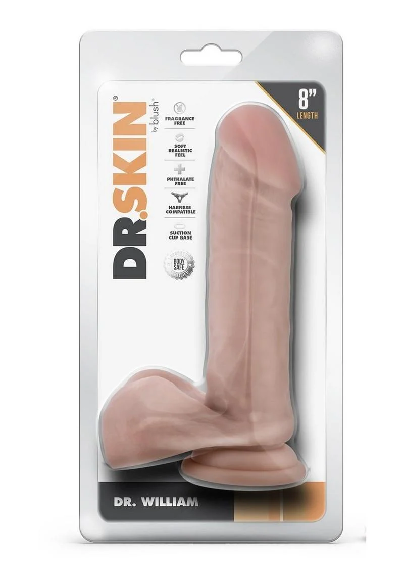 Dr. Skin Dr. William Dildo with Balls and Suction Cup - Image 4