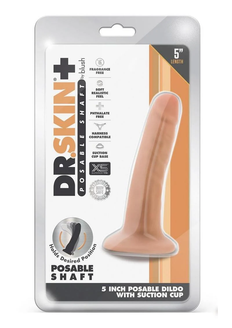 Dr. Skin Plus Posable Dildo - Image 6