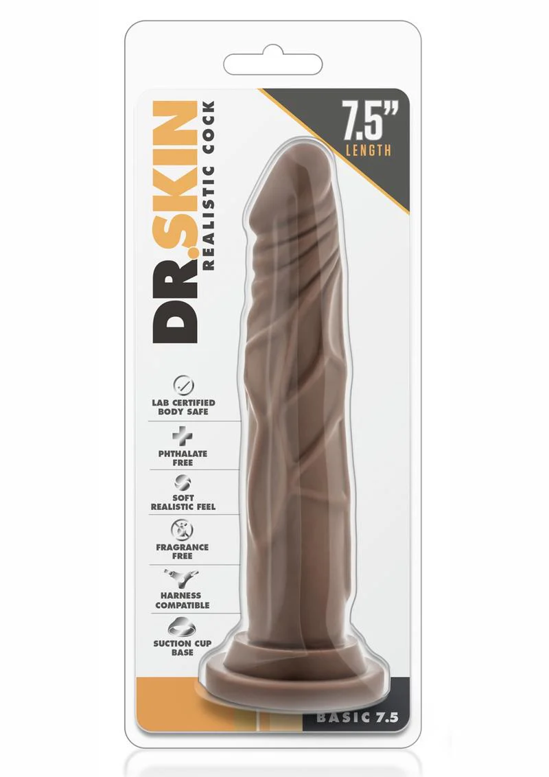 Dr. Skin Realistic Cock Basic 7.5 Dildo